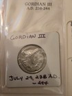 Gordian Iii Silver Antoninianus Ancient Roman Coin 238-244ad  more Fine  Version