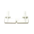 Filtapac Truma Carver Water Inlet Pump Security Clips Flags White Caravan F107w