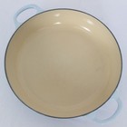 Le Creuset Shallow Casserole Braiser 26cm 2l 2 5 Qt Coastal Blue Cast Iron