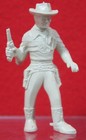 Vintage Marx 60mm Figure Roy Rogers  Dale Evans   Bullet 54mm  - Super Nice