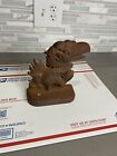 Original Vintage Antique Cast Iron Kansas Jayhawk Doorstop