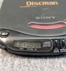 Sony Discman D-143 Portable Cd Player Mega Bass Tested Works Hinge Damage