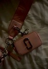 Marc Jacobs Pink Crossbody Bag Zip Closure Detachable Adjustable Logo Strap