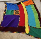 Handmade Unique Colorful Crochet Afghan Throw Wrap Cozy Warm 53 X 72