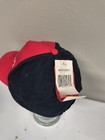 New Budweiser Beer Party Cap Hat Blue Red Adult Size One Size Curved Bill