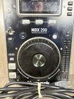 Numark Ndx200 Professional Dj Tabletop Cd Player Silver   Black Tested Jog Wheel