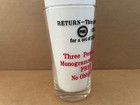 Vintage Pure Oil   Gas Dealer Promo Drinking Glass Gasoline Service Station  23