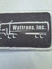 Wattrans Patch Frozen And Cold Trucking Service Driver Transporter Uniform Logo