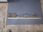 Cast Iron   Sheet Metal Weathervane Arrow C1900 Antique Lightning Rod Arrow Vtg