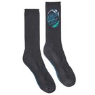 Santa Cruz Wave Dot Crew Skateboard Socks 1 Pair Black