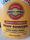 Gold Bond With Talc Original Strength Body Powder 10oz Medicated New Unopened