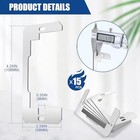 Metal Flush Fit Leveling Plate Wall Spacer For Wall Repair And Loose 15 Piece