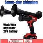 Bauer 20v Train Horn Dual Black Metal Air Horn Standard   Extended Remote