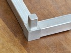 4ft Square Aluminum Tubing 3 4  X 3 4  X  1 8  Wall Square  Corner 6063-t52