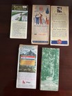 Vintage 1957 Us Highway Road Maps Lot Ohio South Carolina Gulf Oil Advertising
