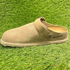 Birkenstock Lutry Premium Suede Womens Size 7 Gray Taupe Slip On Clog Sandals