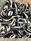 Ralph Lauren Black And White Silk Skirt Size 10