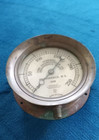 Antique Brass Steam Gauge General Fire Extinguisher Co Ri American Gauge 5 1 2    