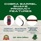  243 Gun Bore Cleaning Rifle Kit -free Fast Shipping - Cobra Barrel Snakes