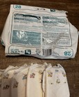 Vtg 1990 Ultra Pampers Phases Newborn Diapers - Disney Character Prints - Open