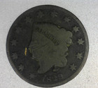 Large Cent Lot 1859   1841 Plus A 1861 Silver Quarter  17213-cent-ys 