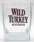 Wild Turkey Bourbon Rocks Glasses Square Heavy Base Set Of 2 Read Description