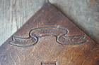 Antique Manners Makyth Man Oak Winchester College Plaque