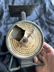 Antique Gillian s Postal Scale Metal Industrial Decor Metal 6  Tall Postal Decor
