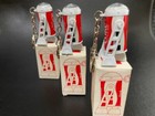 Vintage Coca-cola Starwars R2-d2 Keychain Set Of 3 With Box Rare