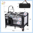 5 In 1 Xilingol Pack And Play With Bassinet Music Box Storage Bag For Toddlers