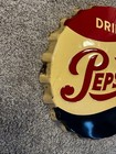 Vintage 1957 Drink Pepsi-cola Embossed Bottle Cap Sign