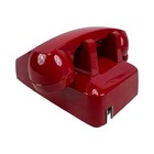 Cortelco Red Analog Desk Telephone 250047-vba-20m Retro Push Button Volume Cord