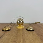 Vintage Rocket Sputnik Globe Vostok Russian Space Program 3 Souvenirs Ussr Cccp