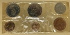 1971 Isle Of Man First Decimal Coins Unc Mint Set Cellophane Enclosed Royal Mint