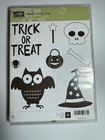 Stampin Up  Howl-o-ween Treat   New Set Of 8 Rubber Stamps Owl  Holiday