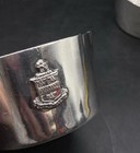 Stevens Hotel Chicago International Silver 2 Cup Barware Coasters 1951 Vintage