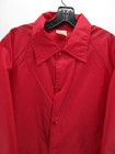 Vintage Auburn Jacket Men Large Red High School Varsity Supervisor Windbreaker