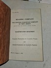3 Vintage 30 s 40 s Reading Company Railroad Train Book Manuals motor Trailers