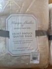 Pottery Barn Kids Monique Lhuillier Velvet Pintuck Quilted Euro Shams Set Of 2