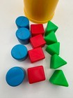 1977 Fisher Price Baby s First Blocks Shape Sorter Bucket With 13 Shapes Vintage