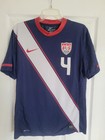 Nike Usa Us Soccer Usmnt 2010 World Cup Away Jersey Michael Bradley  4 Size L