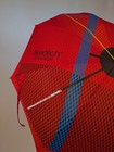 Old Store Stock Vintage 1980   s Red Swatch Watch Umbrella  