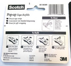 Scotch Pop-up Gift Wrap Tape Strip Refills 225 Total  75 Strips pad  3 Pads  