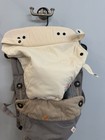 Ergobaby Four Position 360 Baby Carrier Gray Cream Cotton With Newborn Insert