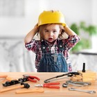 28 Pcs Kids Toy Tool Set Construction Party Supplies Plastic Pretend Play Access