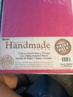 Darice Handmade Textured Paper 8 5 X 11  Multiple Colors  Acid Free   Brand New