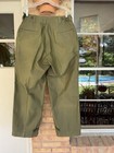 Deadstock 1940s Vtg Us Army M1947 Od Field Cotton Trousers W 30 L 30 Pants Nos