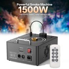 1500w Led Rgb Smoke Fog Machine W wireless Remote Dj Party Stage Fogger Smoker