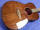 Yamaha Storia Iii Concert Mahogany Acoustic Electric - Chocolate Brown W   Case