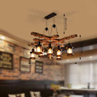 Vintage Industrial Chandelier Novelty Elegant Glass Lampshade Height Adjustable